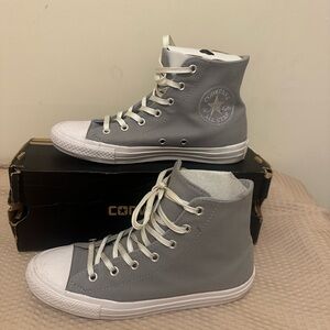 Converse Classic Gray and White High-Tops